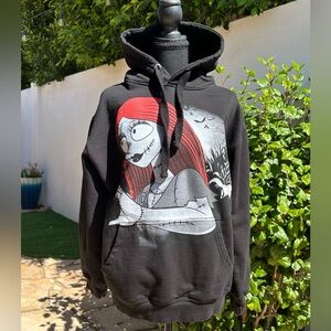 Disney Nightmare Before Christmas - Sally. Black Pullover Hoodie